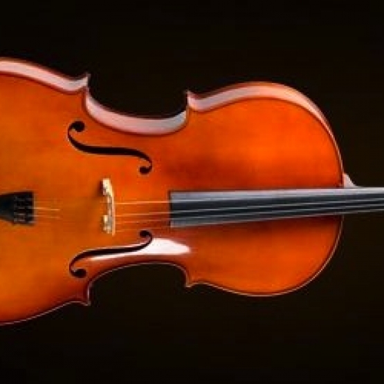 VALENCIA CE400G44 Cello Kılıflı+Yay+Reçine 4/4 Sunburst German Sistem